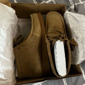 Men's Brown Clarks Suede Shoes